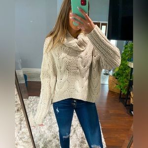 Vici cable knit sweater